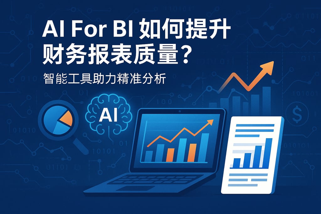 AI For BI如何提升财务报表质量？智能工具助力精准分析